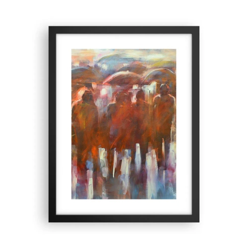 Poszter fehér keretben - Egyenlőek esőben és ködben - 30x40 cm