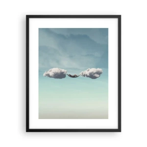 Poszter fehér keretben - Egy pillanatnak a gyönyörűsége - 40x50 cm