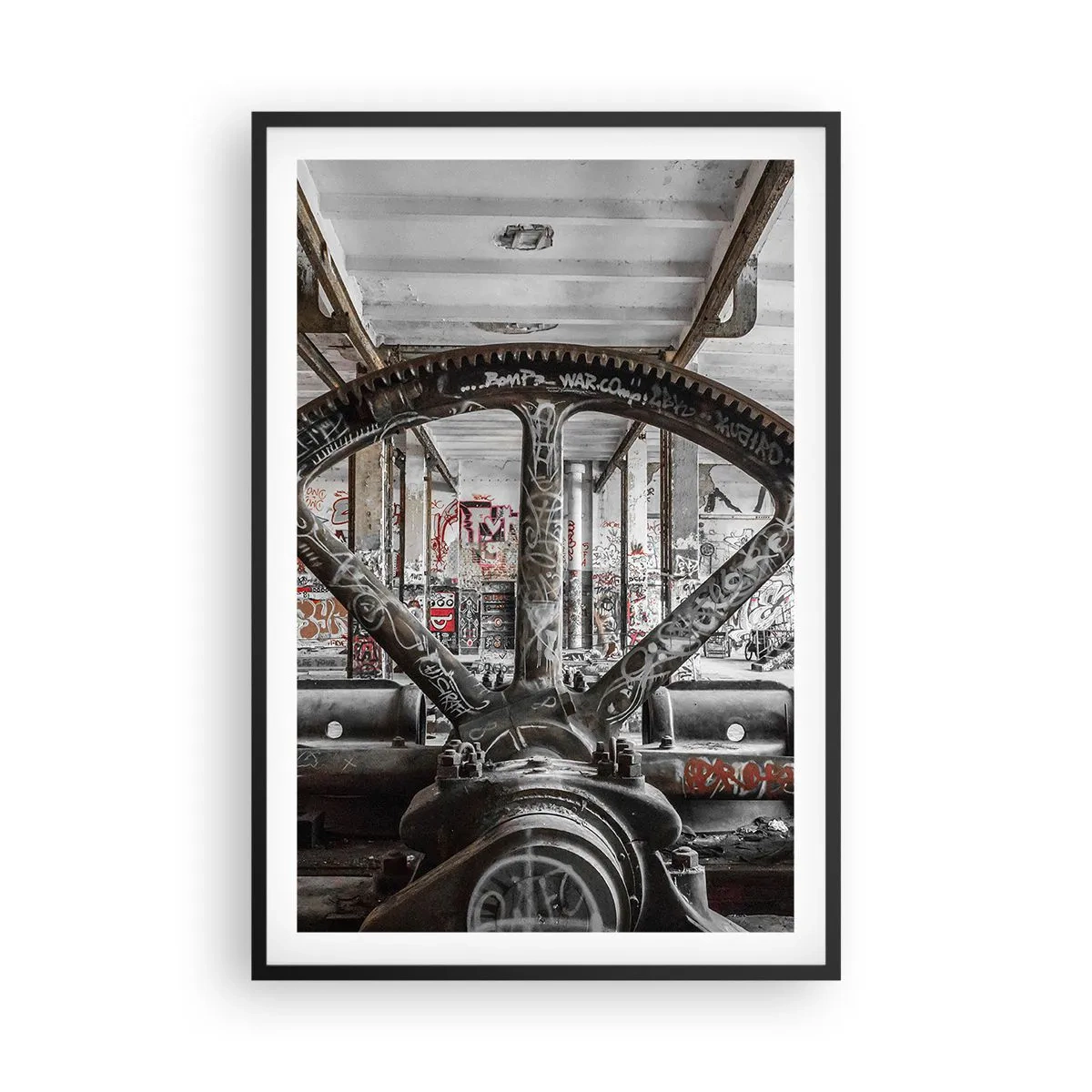 Poszter fehér keretben - A gyár titkos élete - 61x91 cm