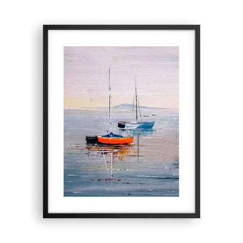 Poszter fehér keretben - Jól megérdemelt pihenés - 40x50 cm