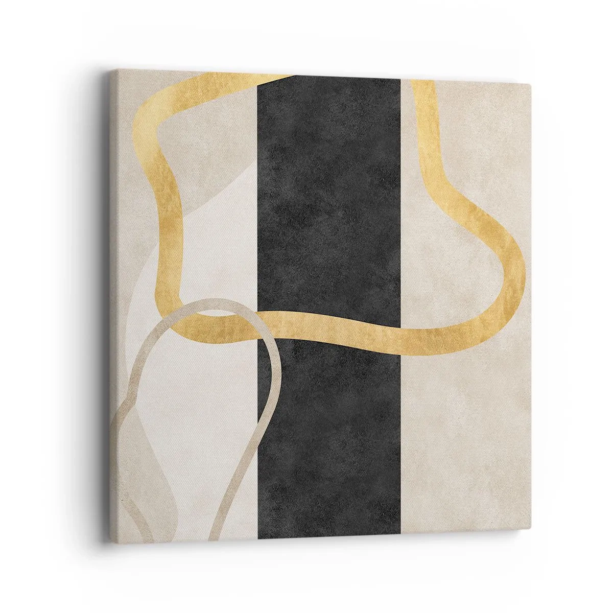 Vászonkép - Hurkolt formák - 40x40 cm