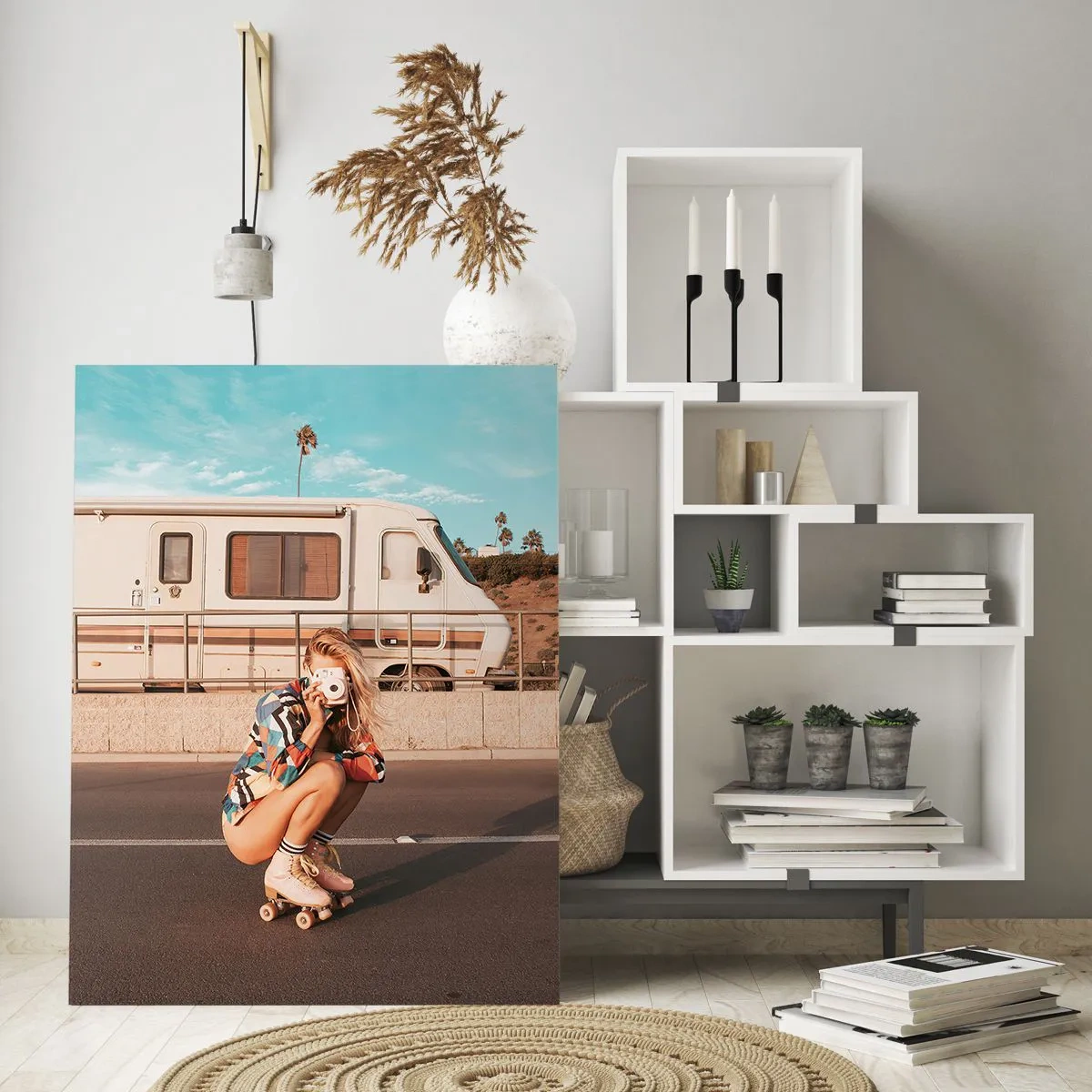 Üveg kép - Mosolyt kérek! - 80x120 cm