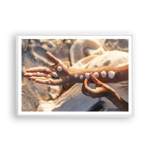 Poszter fekete keretben - Szépség egy karnyújtásnyira - 100x70 cm