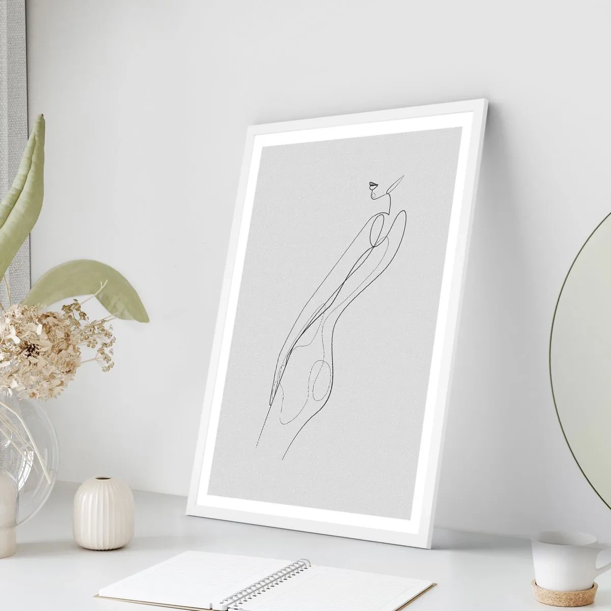 Poszter fekete keretben - Csak egy ígéret - 70x100 cm