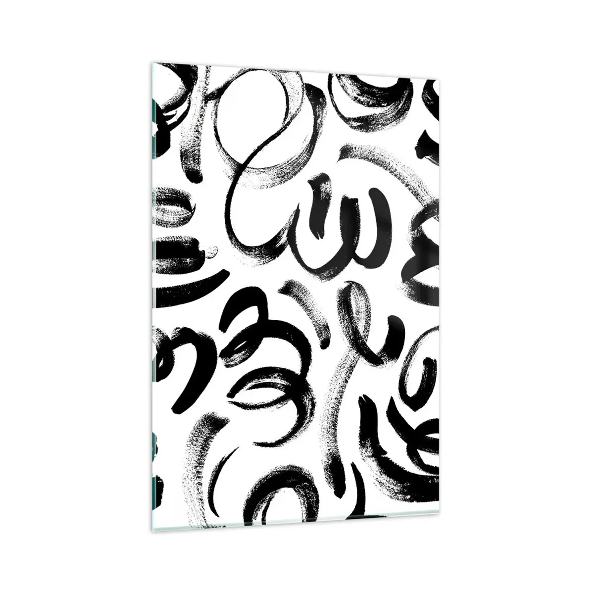 Üveg kép - Feketén-fehéren - 80x120 cm