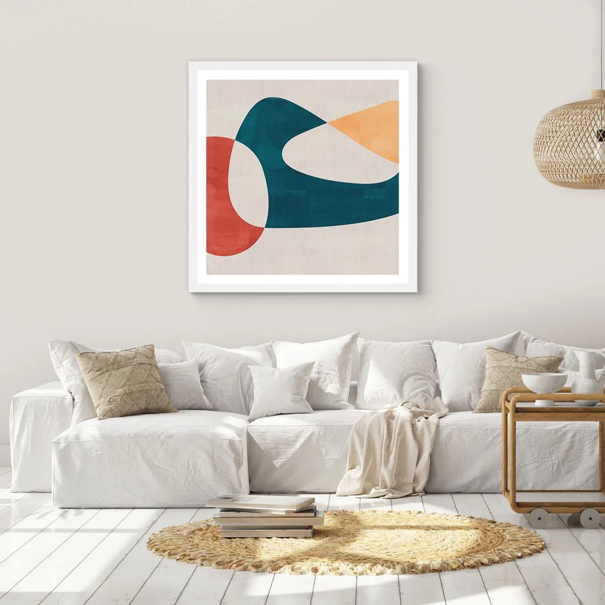 Poszter fekete keretben - Befolyások és metamorfózisok - 40x40 cm