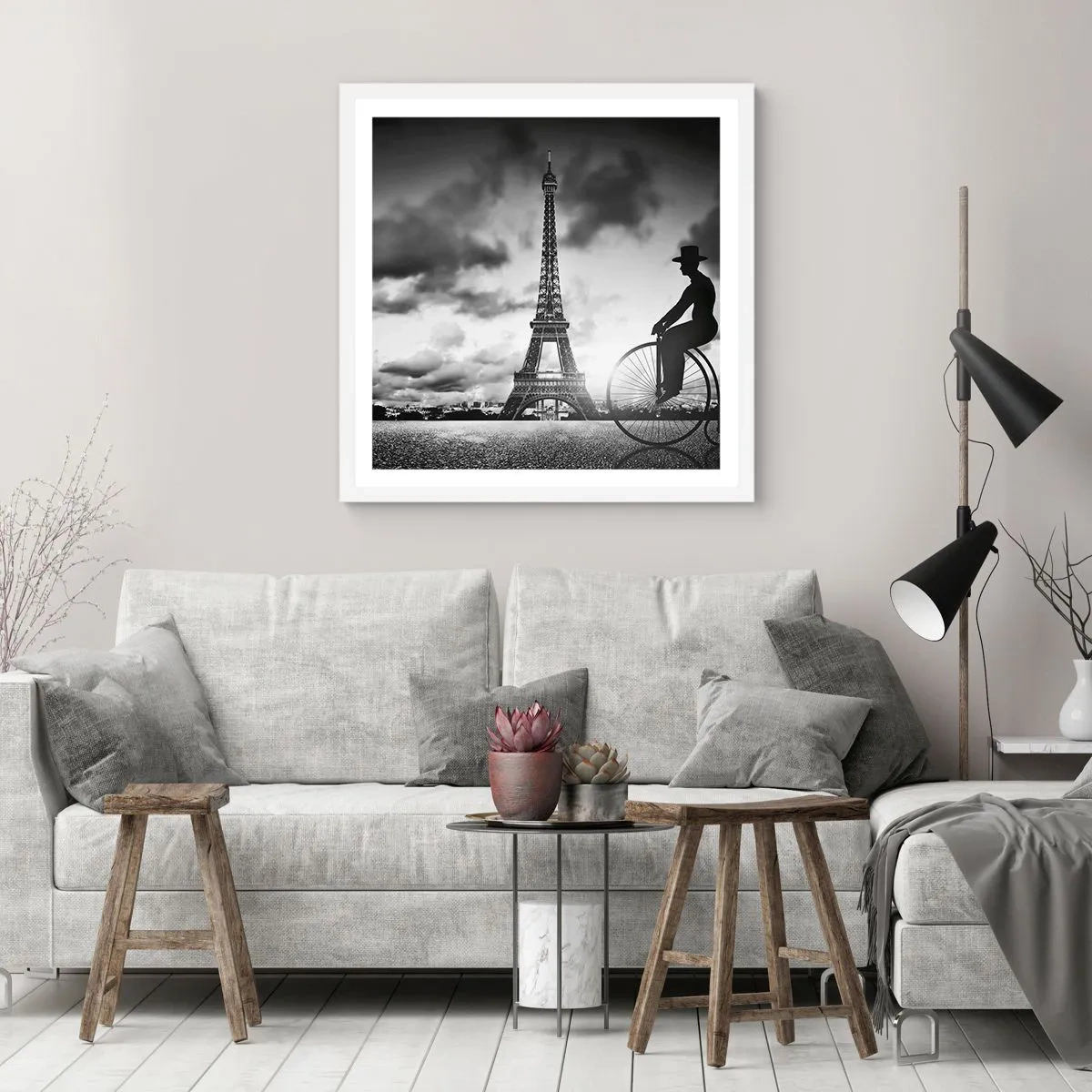 Poszter fekete keretben - Belle Epoque hiánya - 30x30 cm