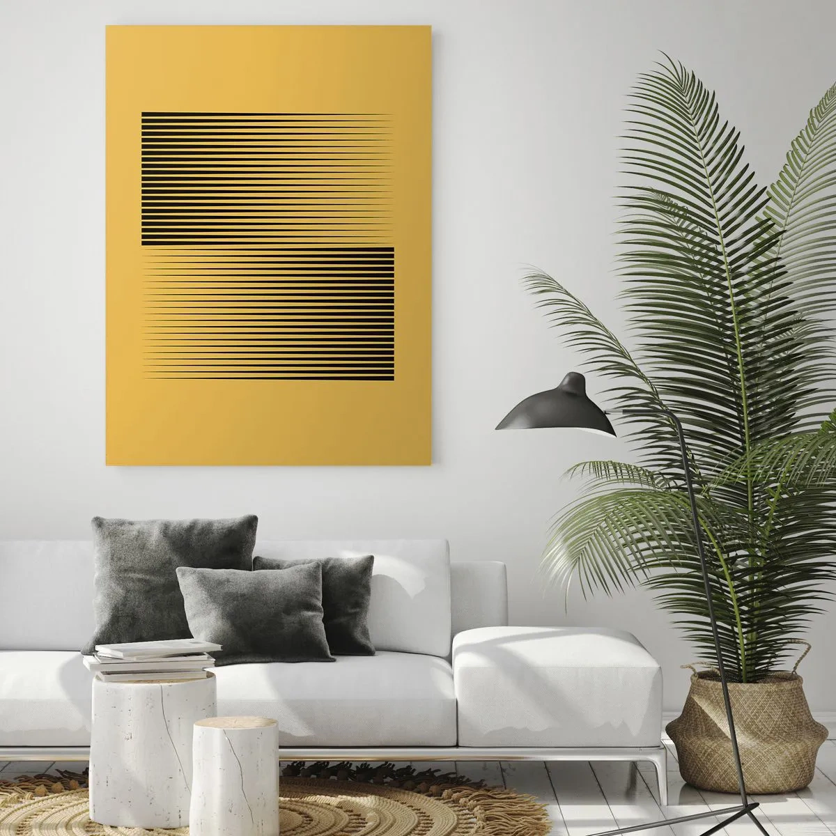 Üveg kép - Az ellentétek négyzete - 80x120 cm