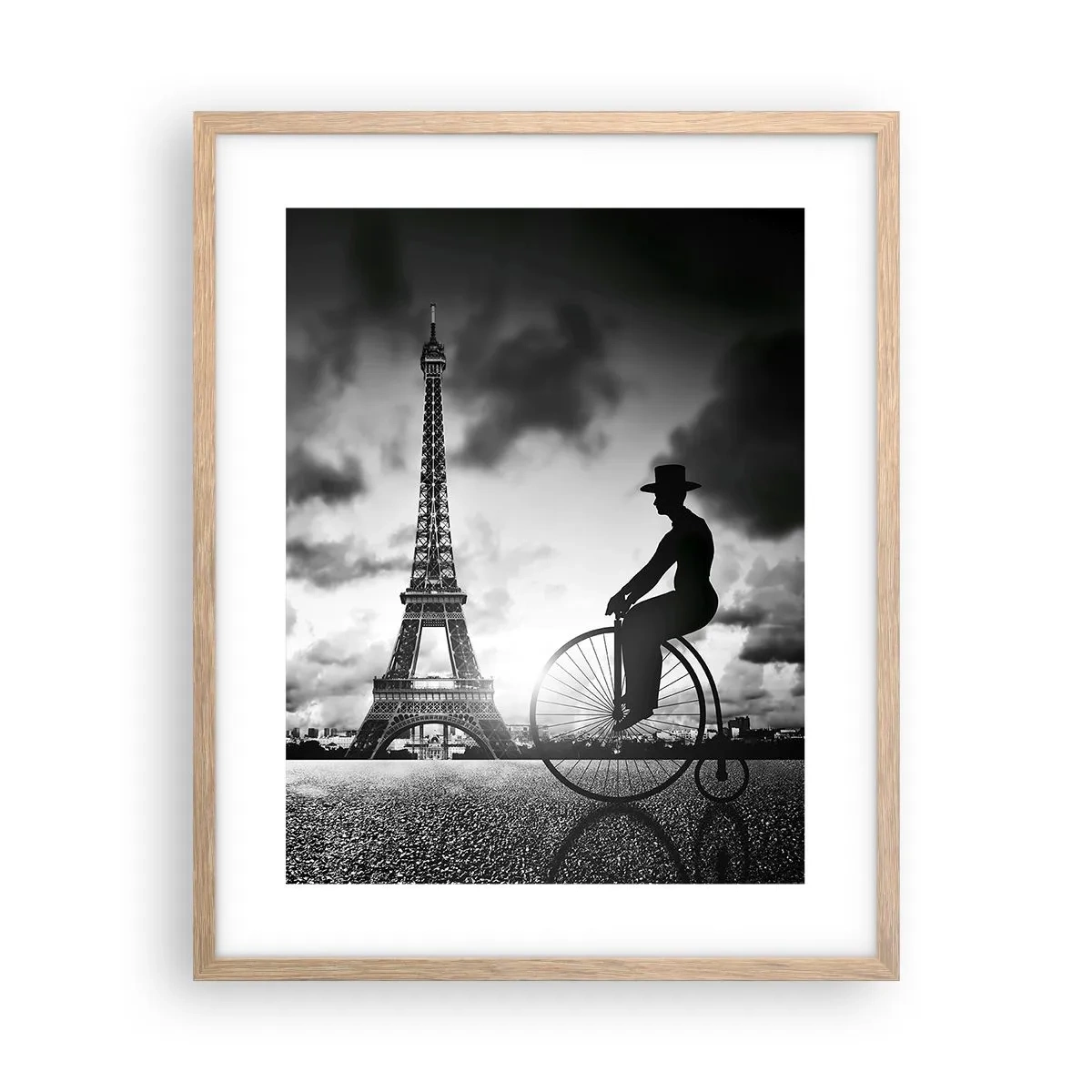 Poszter világos tölgy keretben - Belle Epoque hiánya - 40x50 cm