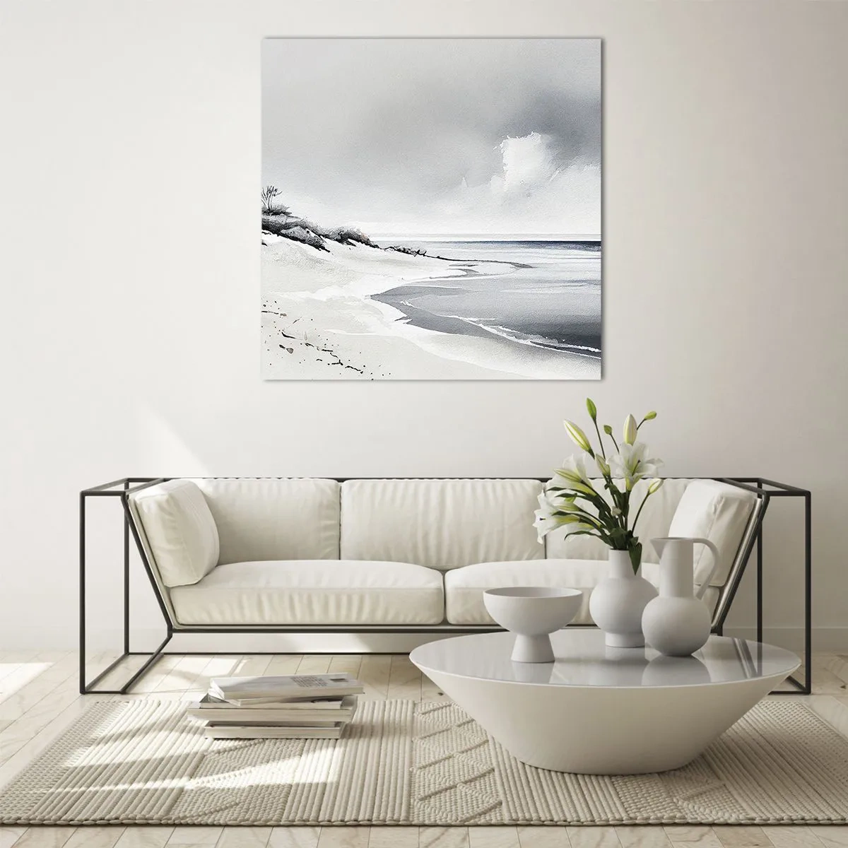 Üveg kép - Mindig együtt - 60x60 cm