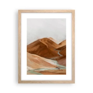 Poszter világos tölgy keretben - A forráshoz - 30x40 cm