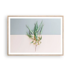 Poszter világos tölgy keretben - Pasztell finomság - 100x70 cm