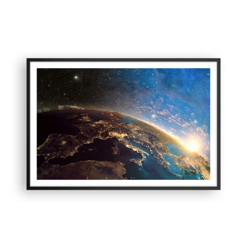 Poszter fehér keretben - Tekintsünk magunkra távolról - 91x61 cm