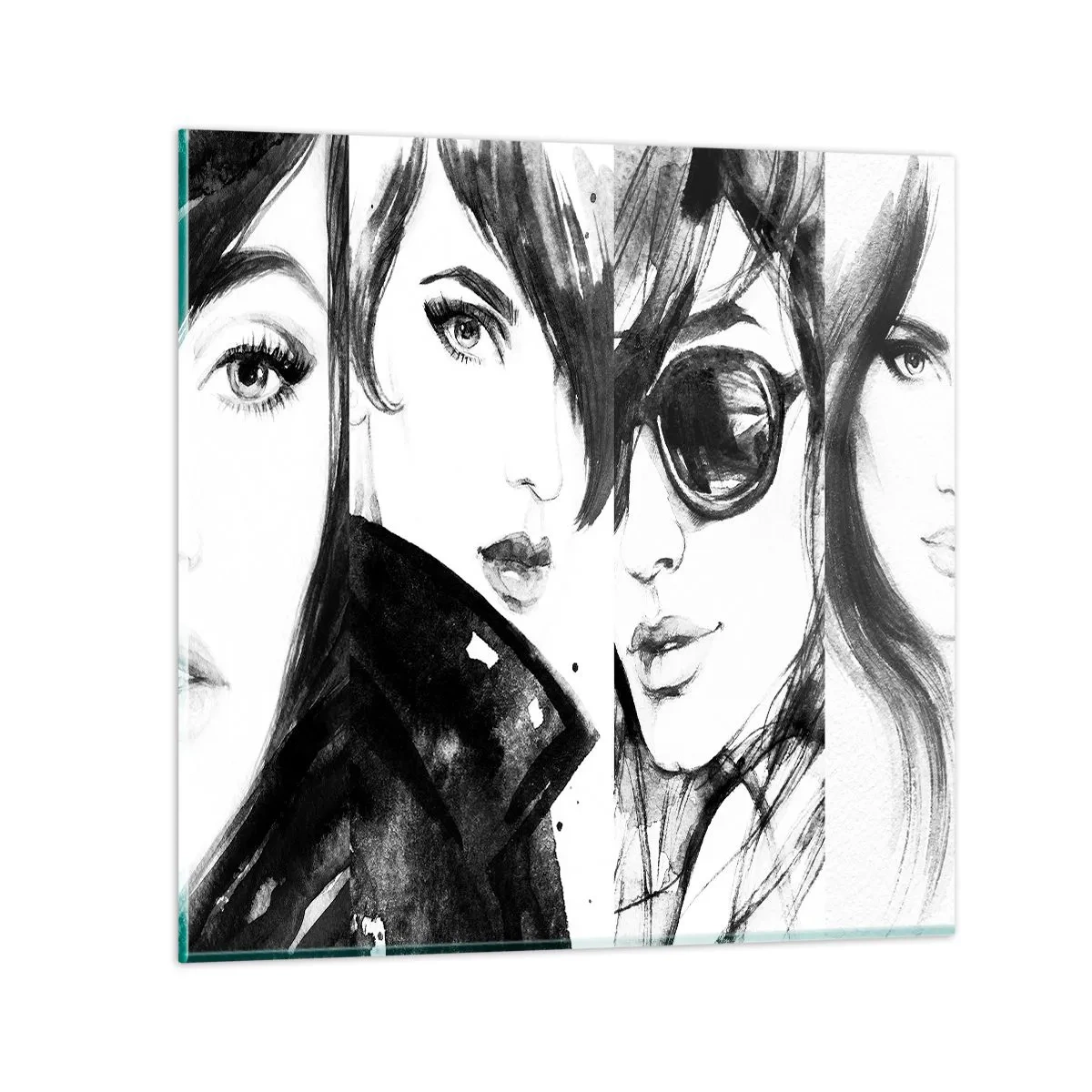 Üveg kép - A szépség megsokszorozódott - 70x70 cm