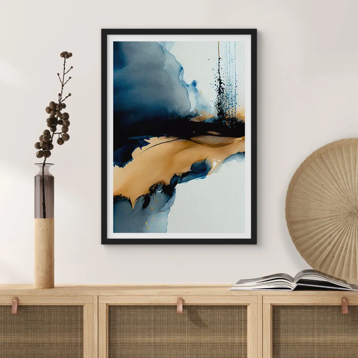 Poszter fehér keretben - A fátyol mögött - 61x91 cm