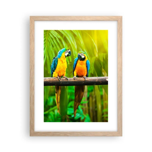 Poszter világos tölgy keretben - És hallottad, hogy ő…? - 30x40 cm