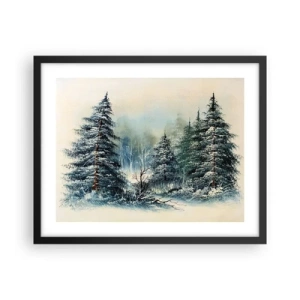 Poszter fehér keretben - Karácsonyra készen - 50x40 cm