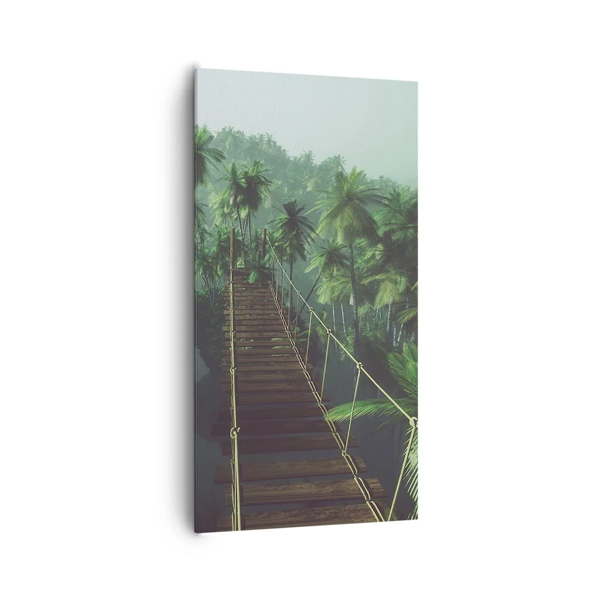 Vászonkép - A zöldellő hullámok felett - 65x120 cm