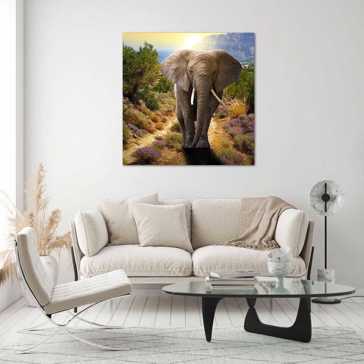 Üveg kép - Így nézett ki Eden - 30x30 cm