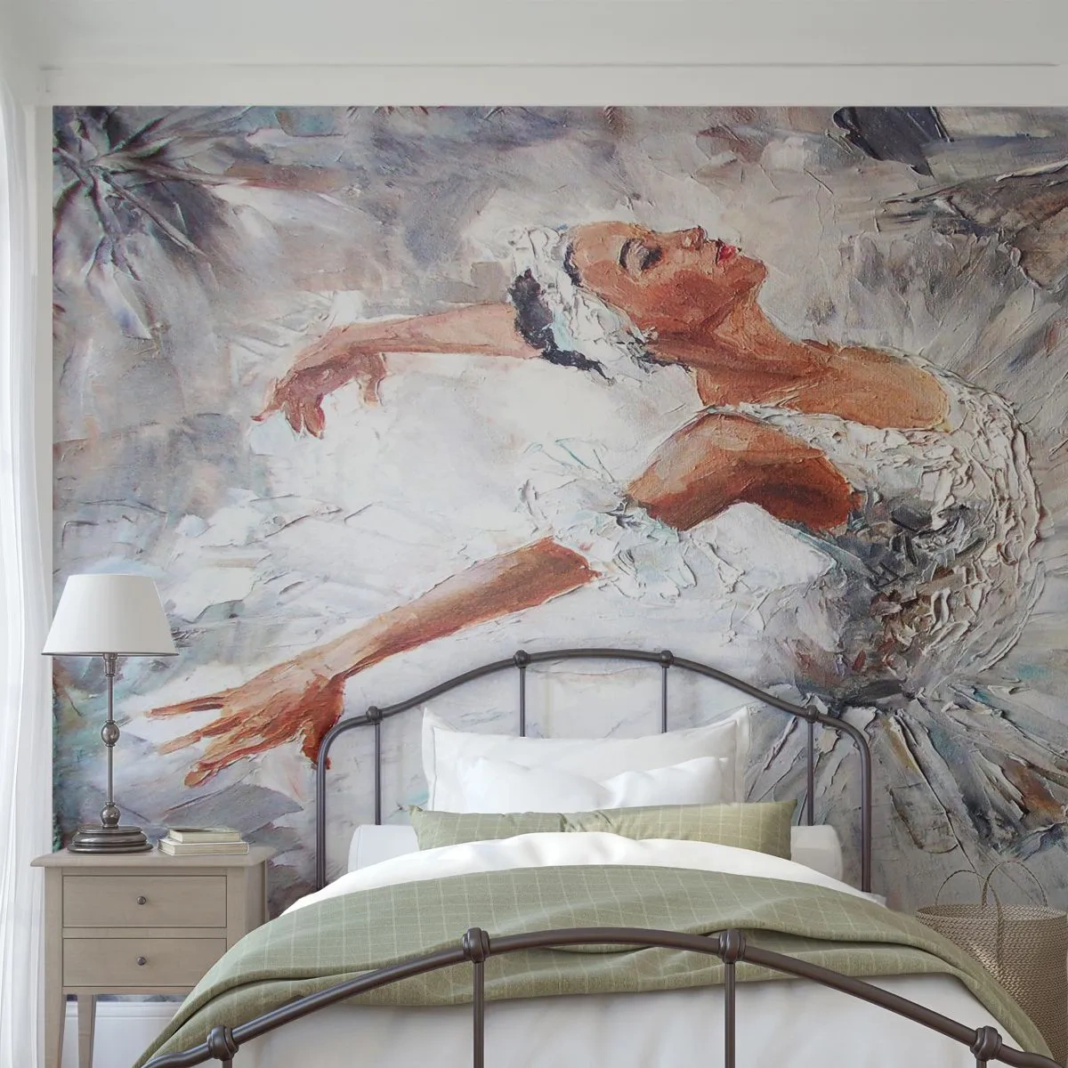 Fotótapéta Premium Sand - Finom és könnyű, mint a tüll - Balerina, Tánc, Balett - 100x70 cm