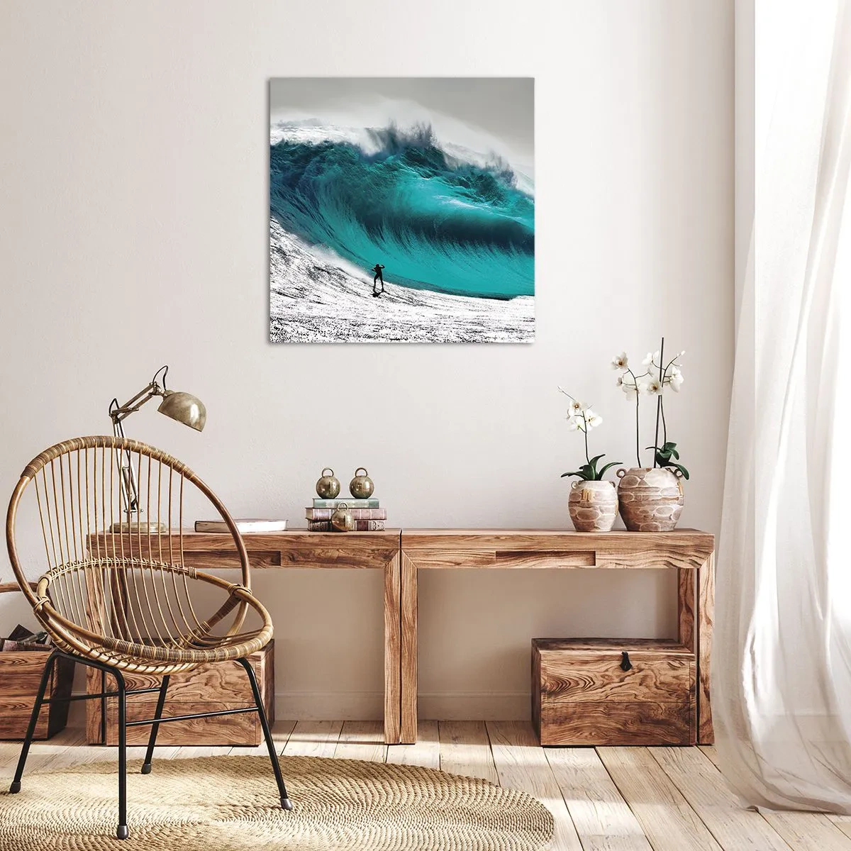 Vászonkép - Kihívás elfogadva - 70x70 cm