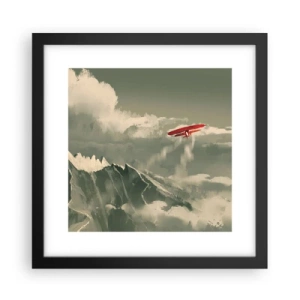 Poszter fehér keretben - Rettenthetetlen úttörő - 30x30 cm