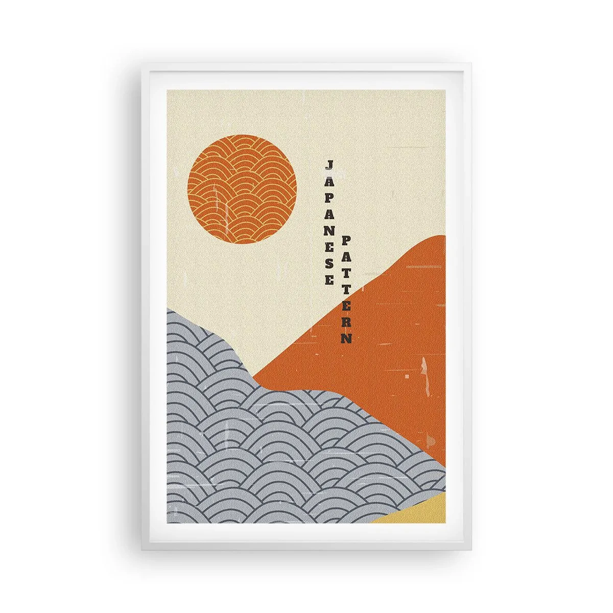 Poszter fekete keretben - A japán szellemben - 61x91 cm