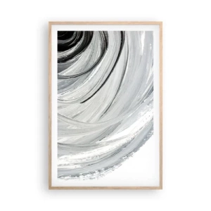 Poszter világos tölgy keretben - Orbitális kompozíció - 61x91 cm