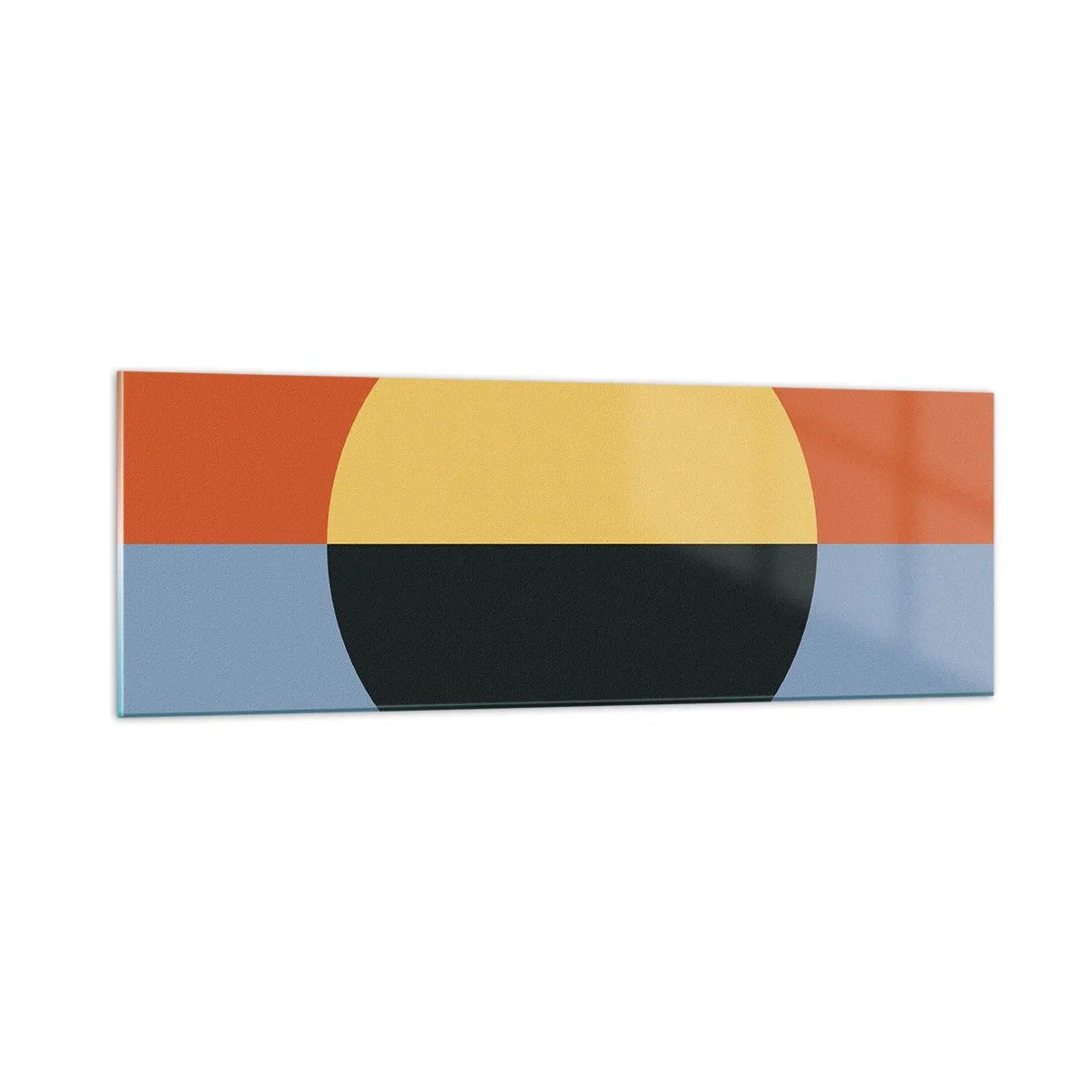 Üveg kép - A meleg és a hideg kompozíciója - 90x30 cm