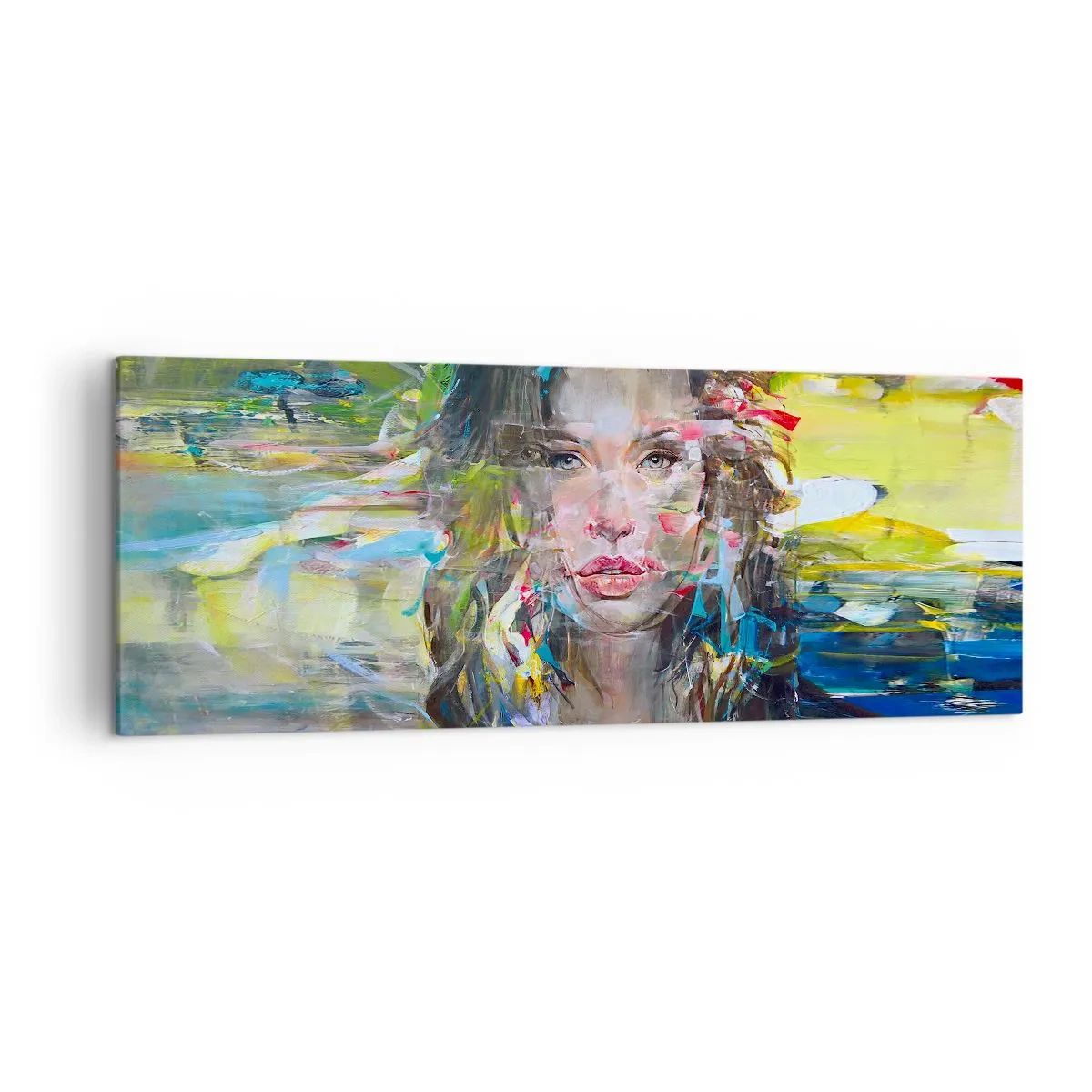 Vászonkép - A levegő függöny mögött - 140x50 cm