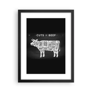 Poszter fehér keretben - Mészáros ábécéskönyve - 30x40 cm