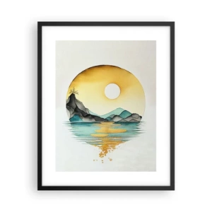 Poszter fehér keretben - A szépség körforgásában - 40x50 cm