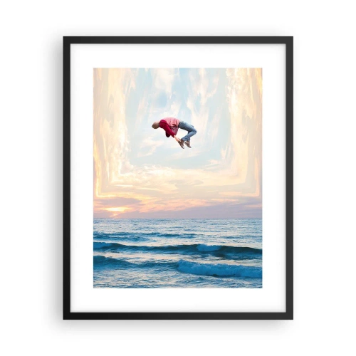 Poszter fehér keretben - Egy másik dimenzióba - 40x50 cm