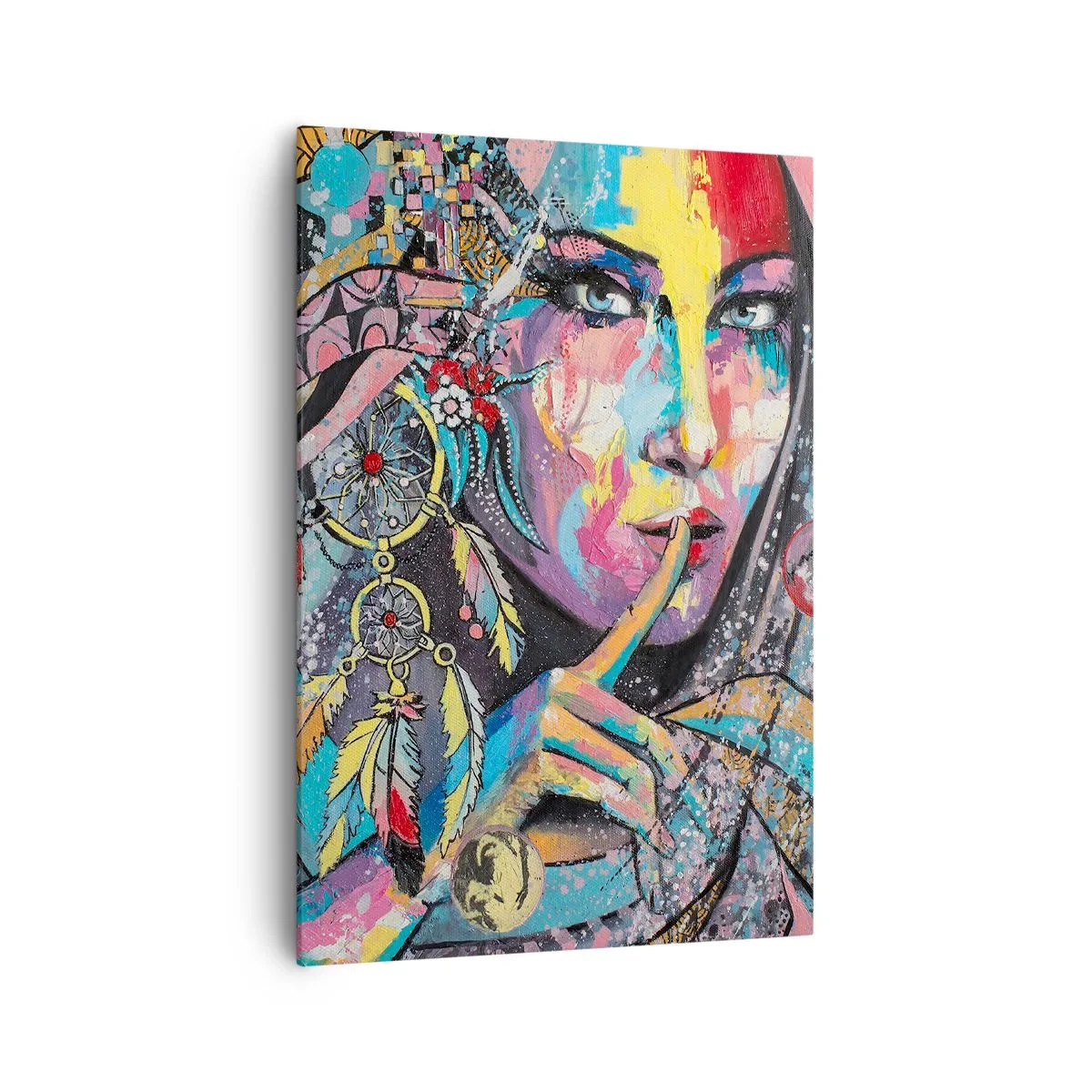 Vászonkép - Maradj csendben, amíg meg nem érted - 70x100 cm