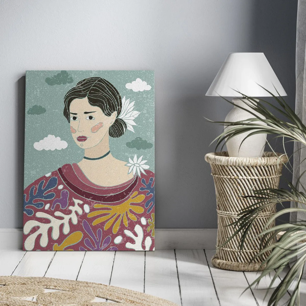 Vászonkép - Melankóliával a tekintetedben - 70x100 cm