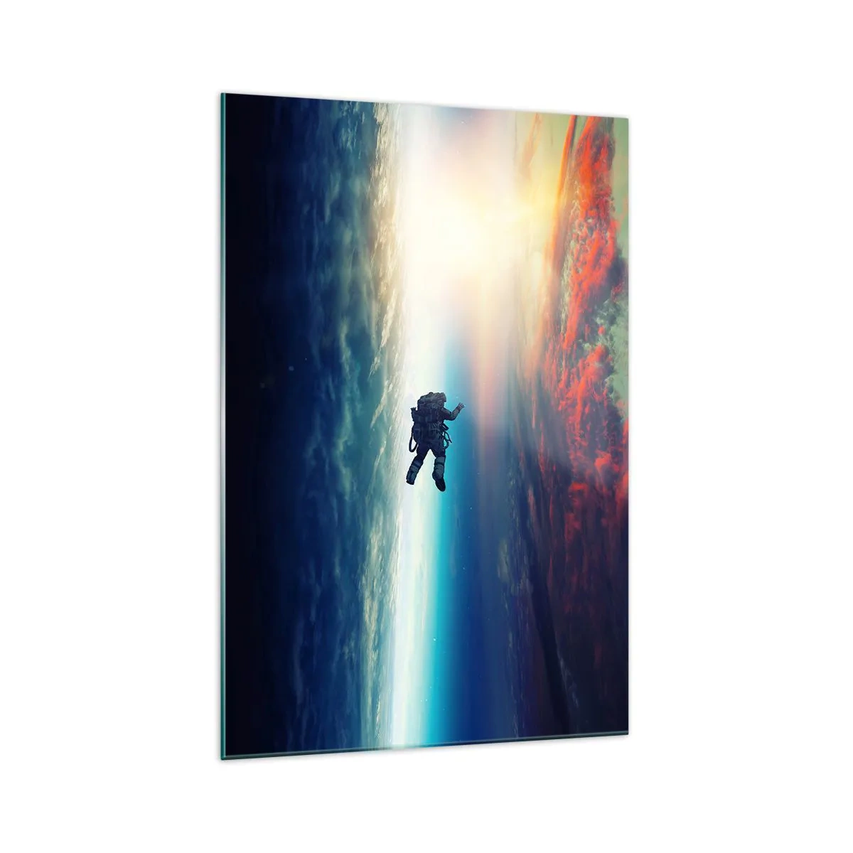Üveg kép - Szembenézés az univerzummal - 70x100 cm