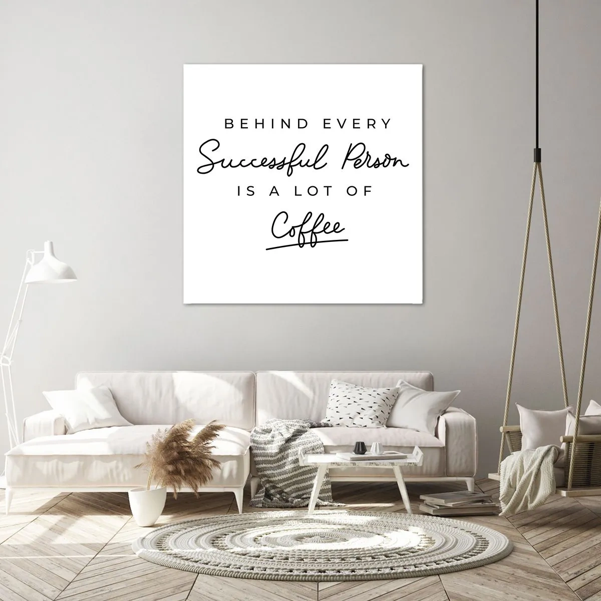 Vászonkép - A siker titka - 70x70 cm