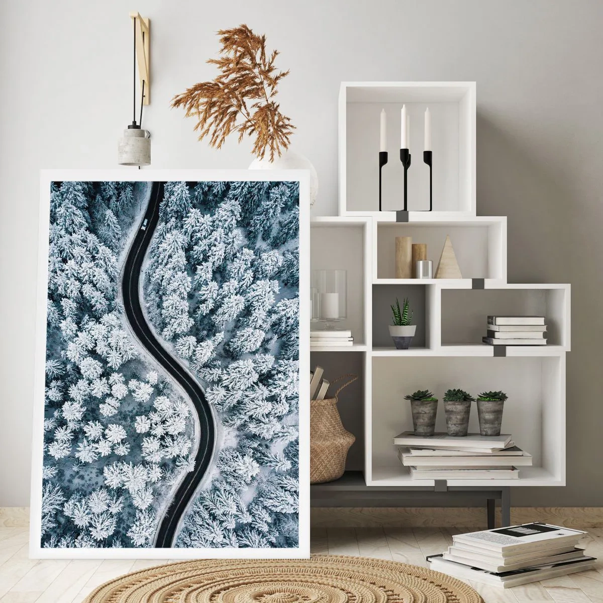 Poszter - A téli erdőn - 70x100 cm