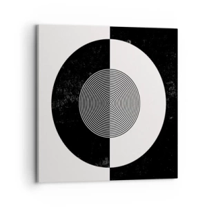 Vászonkép - Harmónia fekete-fehérben - 70x70 cm