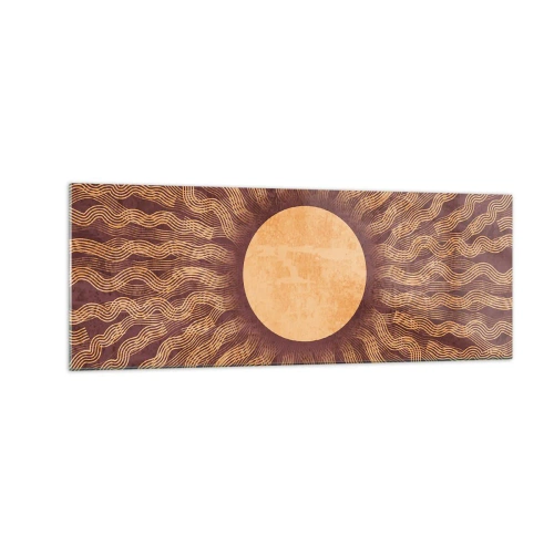 Üveg kép - A nap ikonja - 140x50 cm