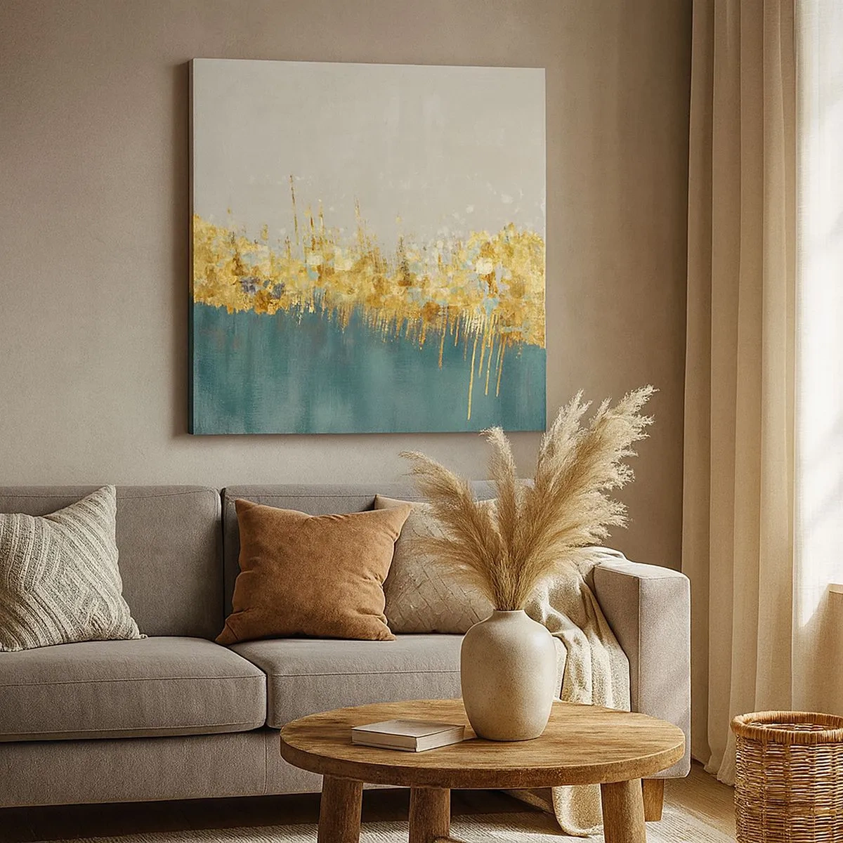 Vászonkép - Az aranyhatár - 30x30 cm