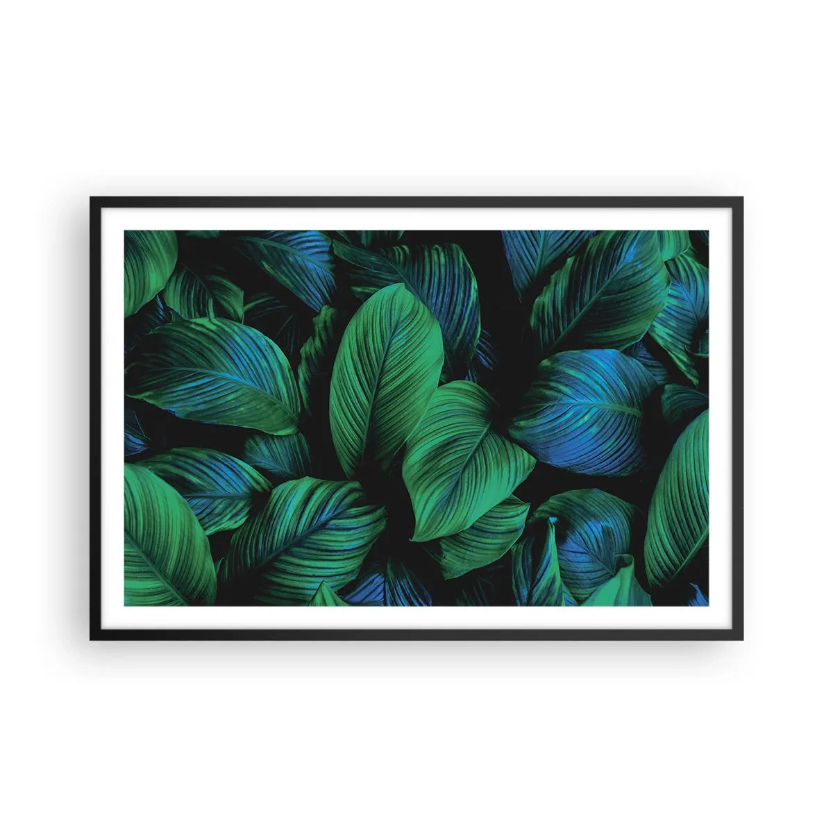 Poszter fehér keretben - A zöld tömegben - 91x61 cm