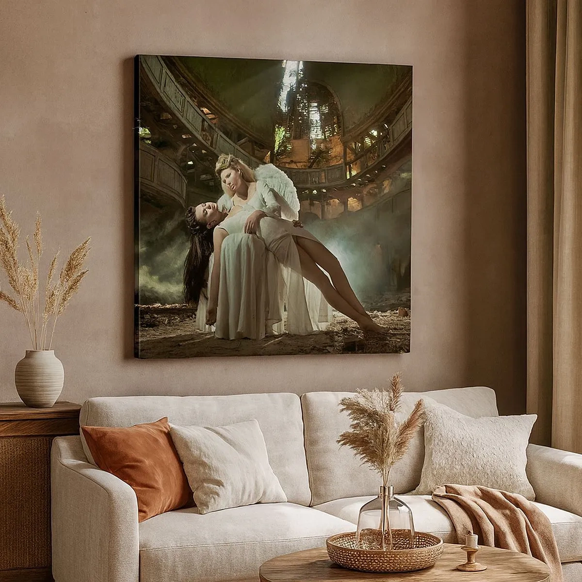 Vászonkép - A régi színház szelleme - 30x30 cm