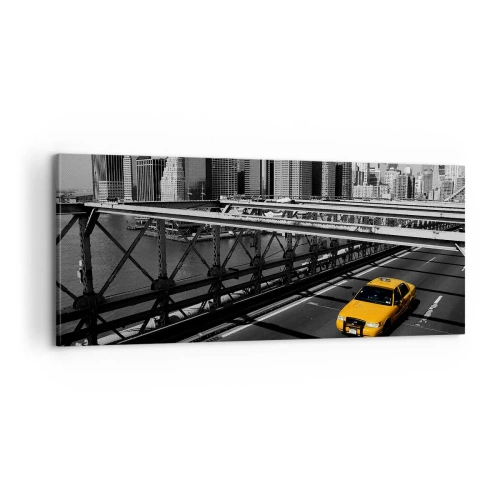 Vászonkép - Nagy város színei - 100x40 cm