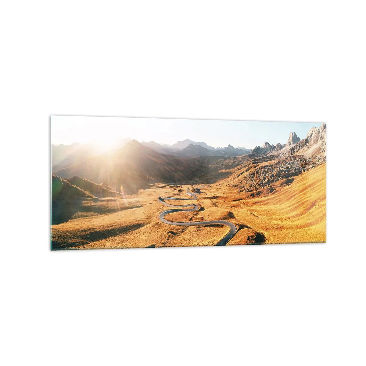 Üveg kép - Egy arany völgyben - 120x50 cm