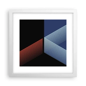 Poszter fekete keretben - Egyszerű történet - 30x30 cm