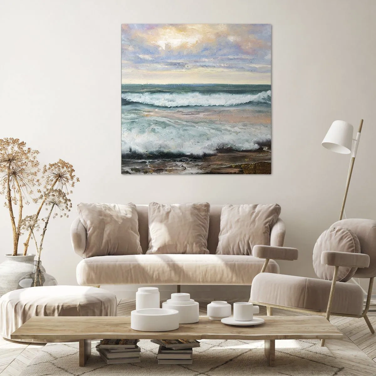 Vászonkép - Itt kisimítod a lelked - 70x70 cm