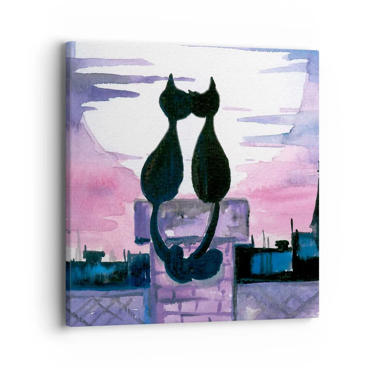 Vászonkép - Rendez-vous a holdfénynél - 40x40 cm