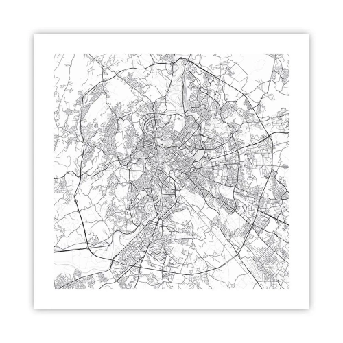 Poszter - Római kör - 50x50 cm