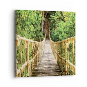 Vászonkép - Zöldben ragadva - 40x40 cm